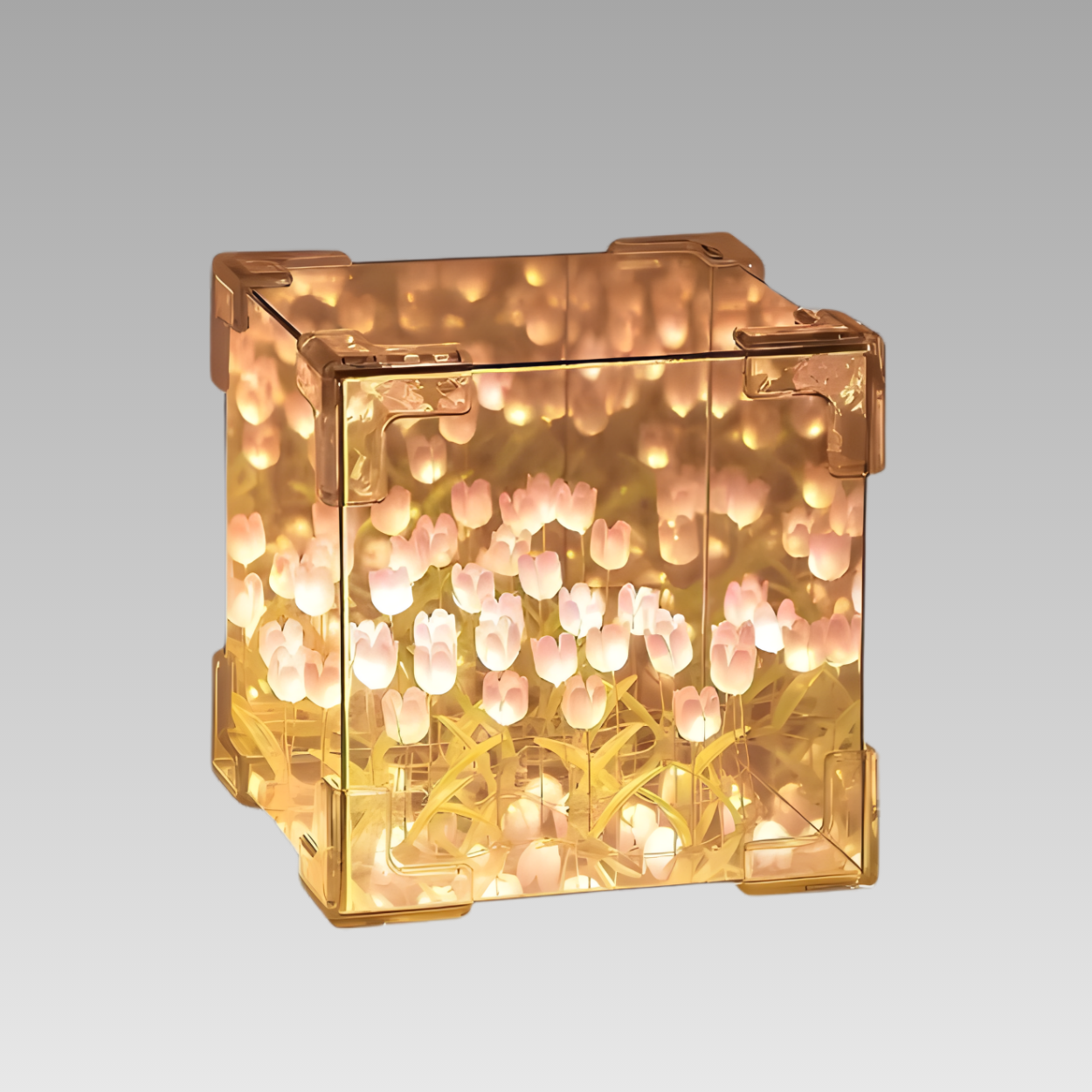 Tulip Cube Mirror Lamp